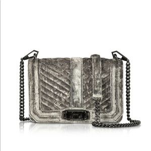 Rebecca Minkoff Velvet Chevron Love Crossbody